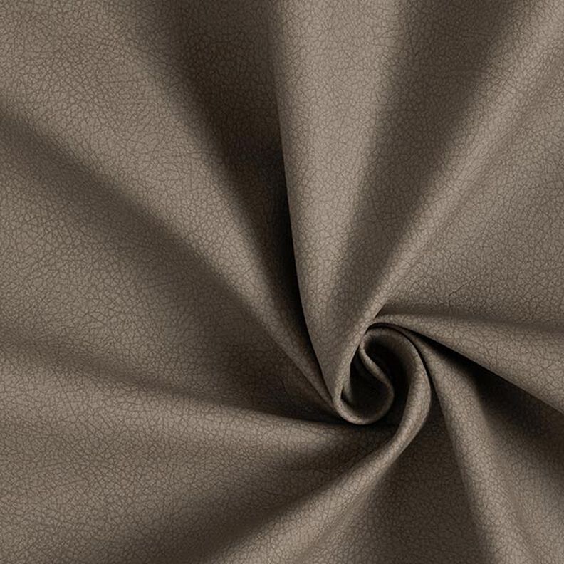 tessuto da tappezzeria similpelle Finemente modellato – talpa scuro,  image number 1