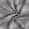 tessuto per polsini Righe tubolari – argento/grigio scuro,  thumbnail number 3