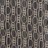 Chiffon gessato glitterato con maglia a catena – nero/bianco,  thumbnail number 1