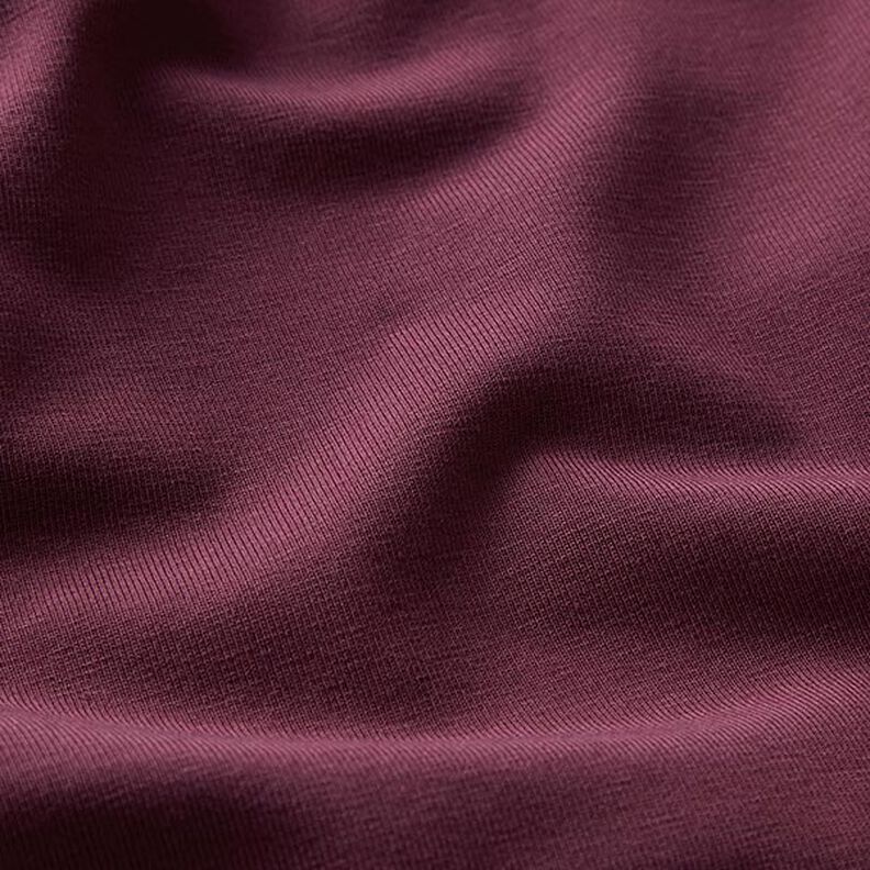 GOTS jersey di cotone | Tula – melanzana,  image number 2