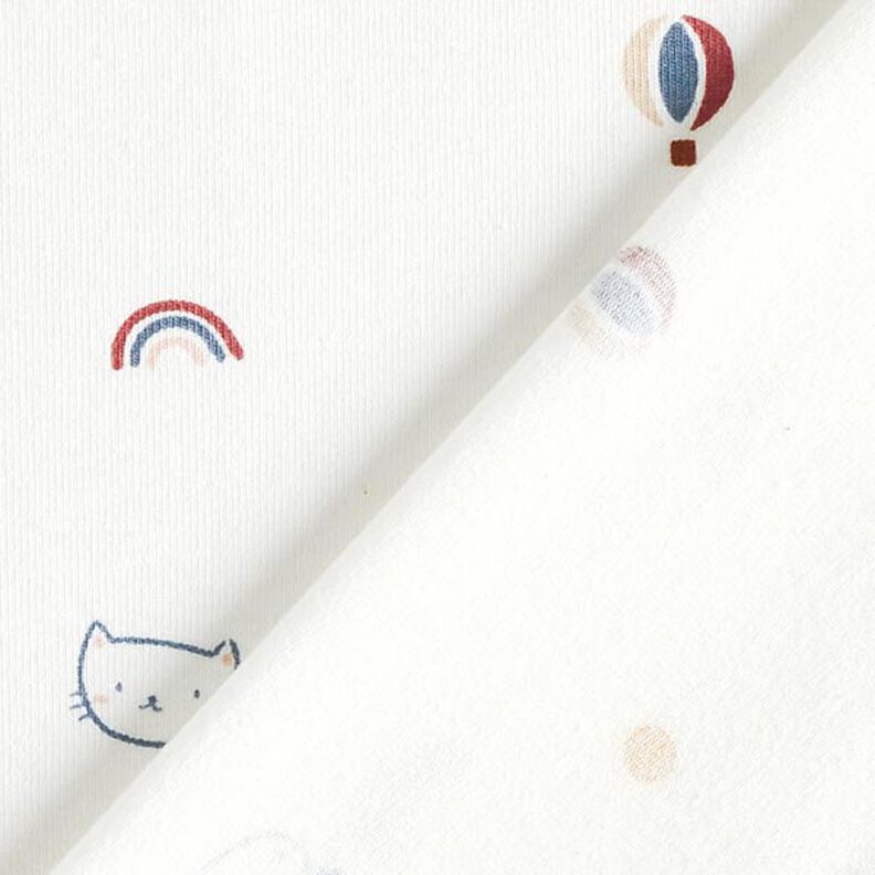 jersey di cotone cani e gatti – bianco lana,  image number 4