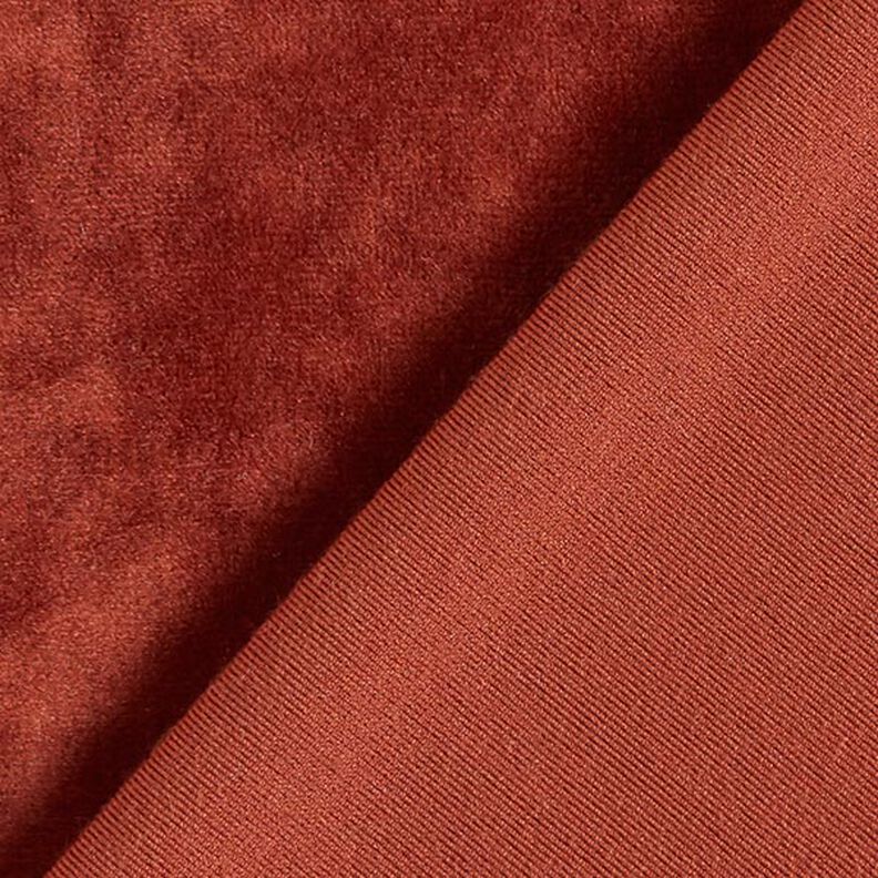 Velluto stretch vellutino nicki – terracotta,  image number 3