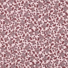 flanella di cotone fiorellini | Poppy Fabrics – rosé/malva, 