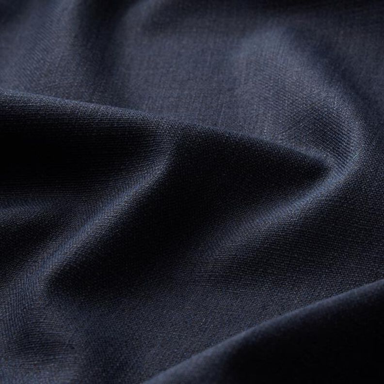 tessuto in misto lino stretch – blu marino, image number 3