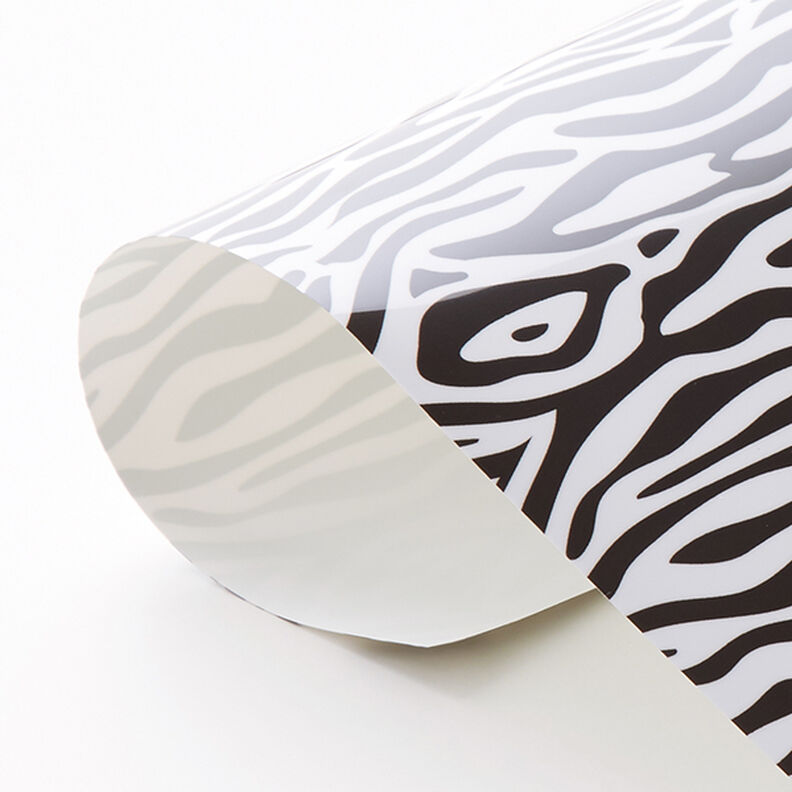 pellicola flessibile, design zebra Din A4 – nero/bianco,  image number 3