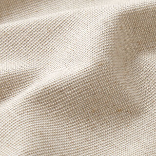 tessuto arredo, mezzo panama struttura a coste, cotone riciclato – beige, 