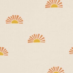 jersey di cotone Alba stampa digitale – crema, 