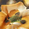 Chiffon con fiori acquerellati – bianco/giallo curry,  thumbnail number 2