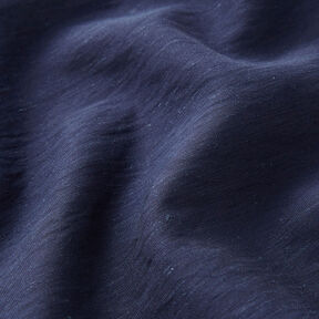 Misto voile-viscosa – blu marino, 