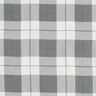 Tessuto in cotone pregiato a quadri – grigio chiaro/bianco,  thumbnail number 1