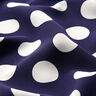 tessuto increspato pois [2,5 cm] – blu marino,  thumbnail number 2