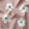 tessuto per impermeabili Grandi fiori – rosa anticato,  thumbnail number 3