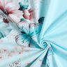 jersey di cotone Prato con farfalle | Glitzerpüppi  – turchese chiaro/blu ghiaccio,  thumbnail number 3