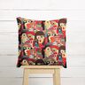 tessuto arredo gobelin, visi astratti – nero,  thumbnail number 5