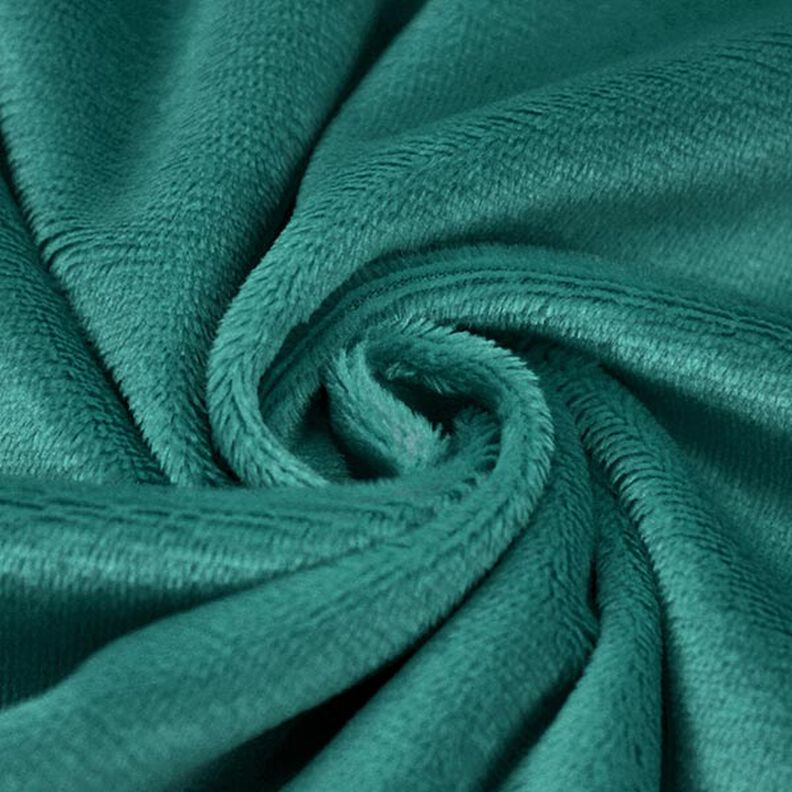 Vellutino nicki SHORTY [1 m x 0,75 m | altezza pelo: 1,5 mm] - petrolio | Kullaloo,  image number 4