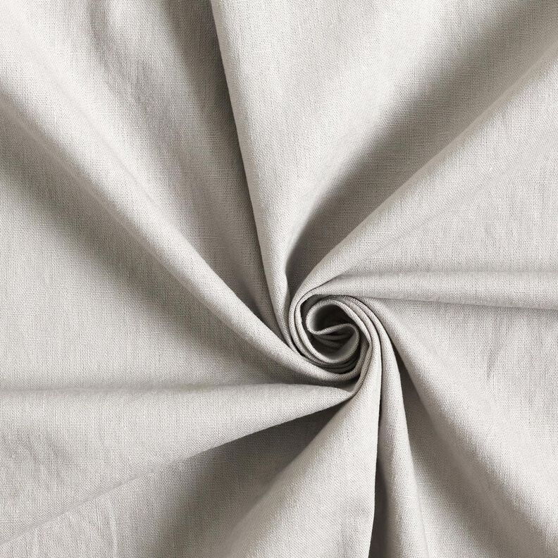 Misto lino-cotone lavato – grigio chiaro,  image number 1