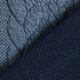 Jersey jacquard, cloqué, motivi a treccia – colore blu jeans,  thumbnail number 4