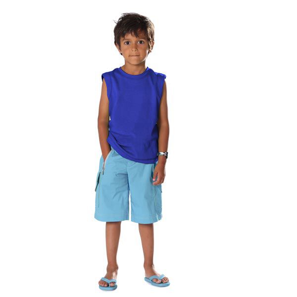 jersey di viscosa medio – blu reale,  image number 6