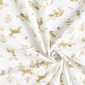 tessuto in cotone cretonne Renne e stelle – avorio/oro,  thumbnail number 3