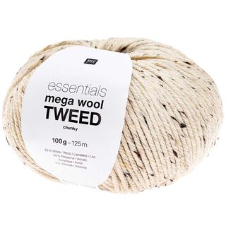 Essentials Mega Wool Tweed Chunky| Rico Design – naturale, 
