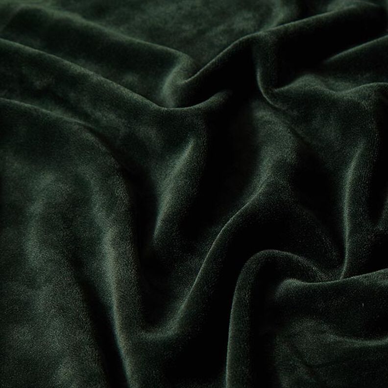 Velluto stretch vellutino nicki – verde scuro, image number 2