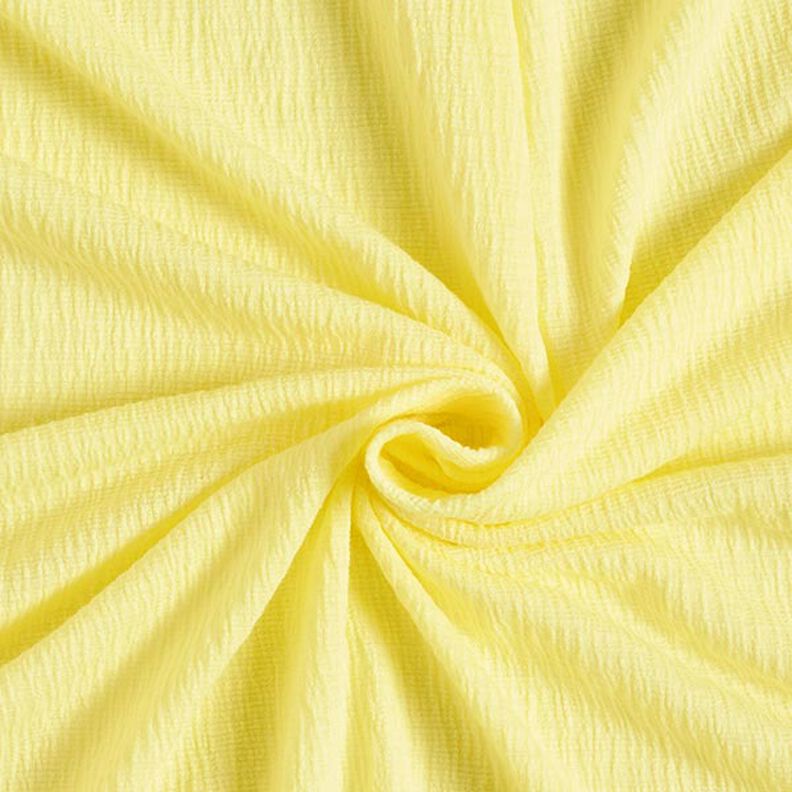 jersey increspato tinta unita – giallo chiaro,  image number 1
