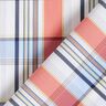 Misto cotone a quadri scozzesi e righe brillanti – corallo,  thumbnail number 5