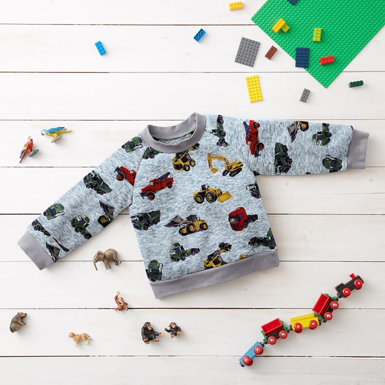 pile da montagna Camion ed escavatori &ndash; colore blu jeans/grigio,  image number 5