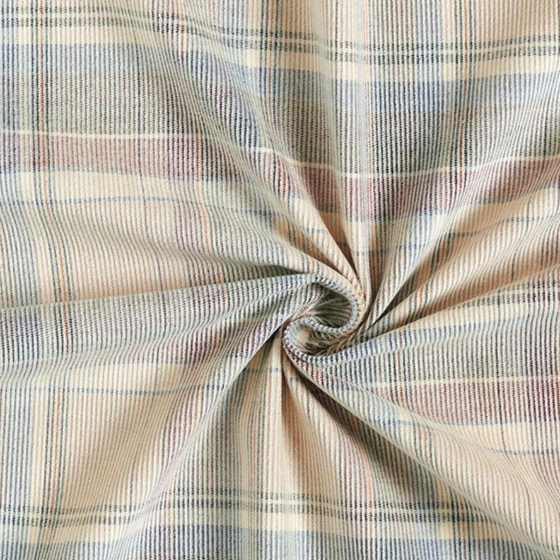 Microvelluto a quadri per bambino – naturale,  image number 3