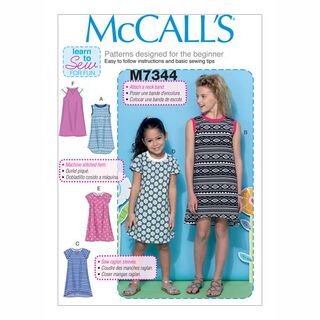 abito bambina|camicia, McCalls | 104 - 122, 