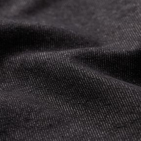 Denim stretch in misto cotone medio – nero, 