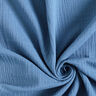 mussolina / tessuto doppio increspato – blu acciaio,  thumbnail number 1