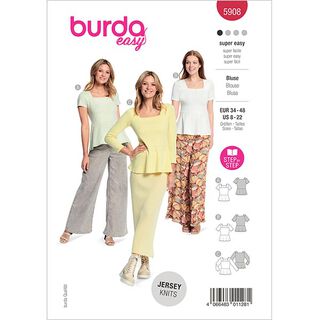 camicetta  | Burda 5908 | 34-48, 