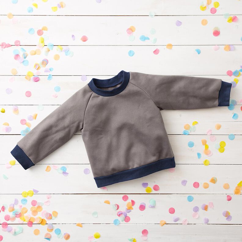 2x2 tessuto per polsini tinta unita – blu marino,  image number 7