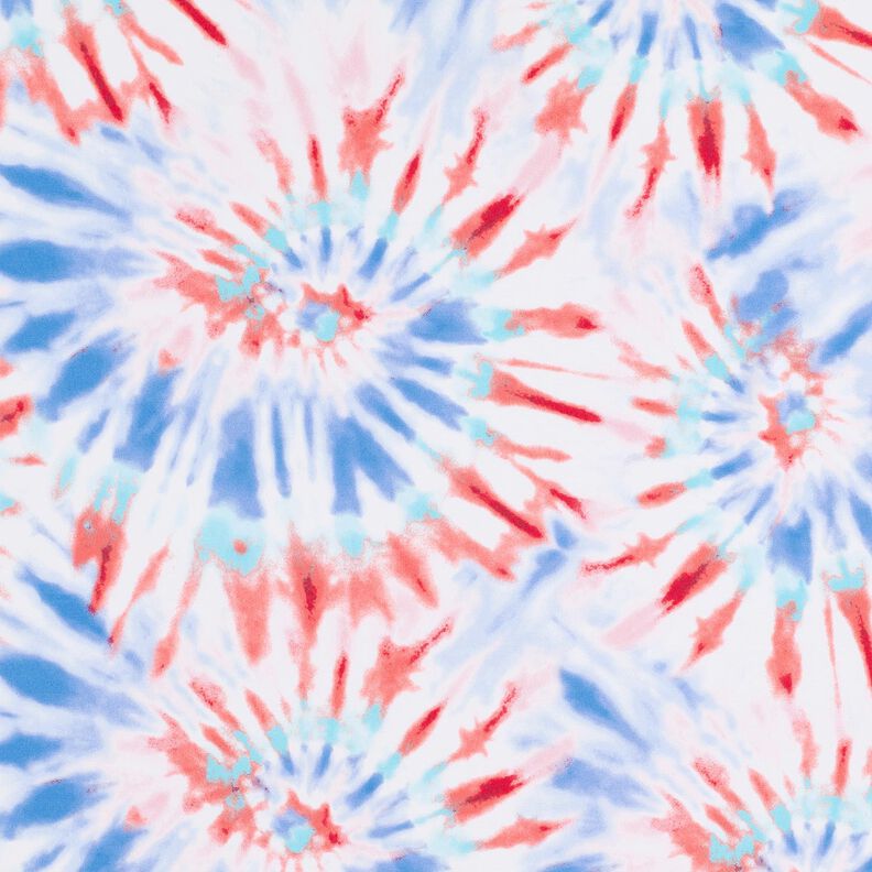tessuto per costumi da bagno Batik Mandala – bianco/peperoncino,  image number 6