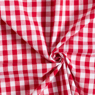 tessuto in cotone Vichy - 1 cm – peperoncino, 