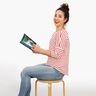 FRAU KARLA - maglia estiva con maniche a 3/4, Studio Schnittreif | XS - XXL,  thumbnail number 2