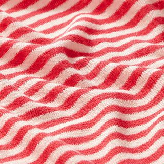 misto lino-cotone biologico, tessuto in maglia fine a righe, prodotto di seconda scelta –, 