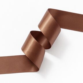 Nastro in satin [25 mm] – marrone medio, 