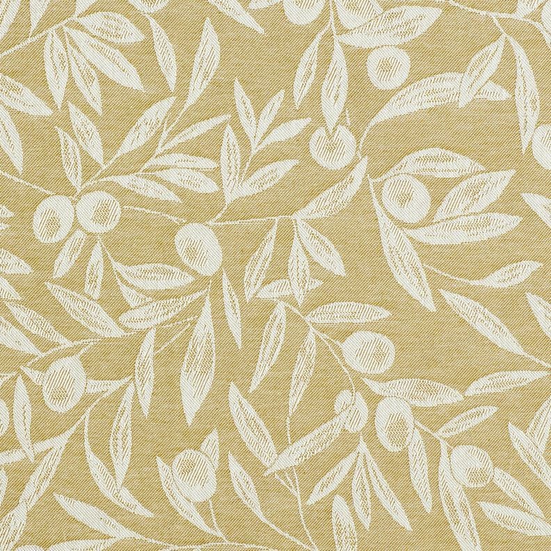 cotone rivestito Jacquard Olive ricoperte – oliva giallastro/beige chiaro,  image number 1