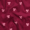 velluto a costine Fiocchi ricamati | Poppy Fabrics – rosso carminio,  thumbnail number 2