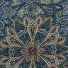 tessuto arredo gobelin fiori mandala – nero/blu,  thumbnail number 6