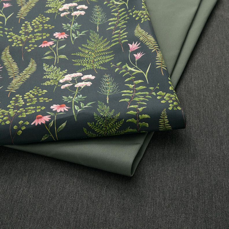 tessuti da esterni tessuti canvas mélange 320 cm – grigio scuro,  image number 4