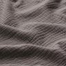 GOTS mussolina / tessuto doppio increspato | Tula – grigio scuro,  thumbnail number 3