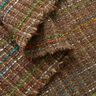 Misto lana vergine bouclé a righe colorate e lurex – marrone medio,  thumbnail number 3