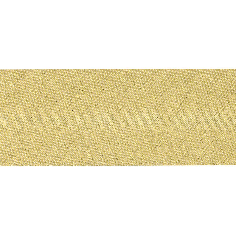 Nastro in sbieco Metallico [30 mm] – oro effetto metallizzato,  image number 2