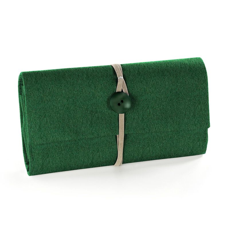 Feltro 90 cm / 1 mm di spessore – verde scuro, image number 4