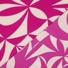 Tessuto elasticizzato per camicette con motivi geometrici | Poppy Fabrics – porpora/anacardo,  thumbnail number 4