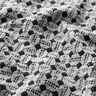 Tessuto per cappotto a quadretti – bianco/nero,  thumbnail number 2
