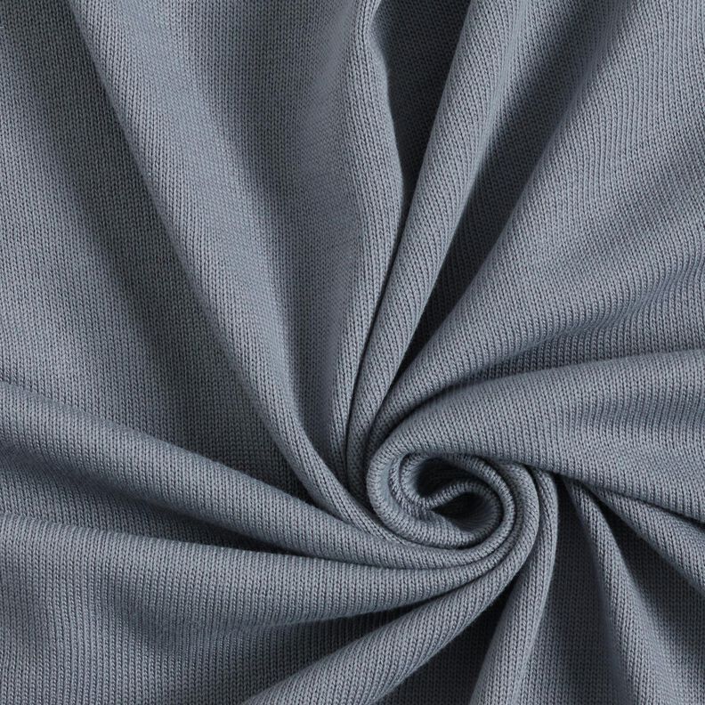 tessuto in maglia di cotone – grigio perla,  image number 1